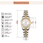 Couples Quartz Men Watch Women Valentine Gift Clock Watches Waterproof Sports Mechanical Watch Stainless Steel Strap Men's Mechanical Wrist Watch For Men Stainless Steel Band Stevvex