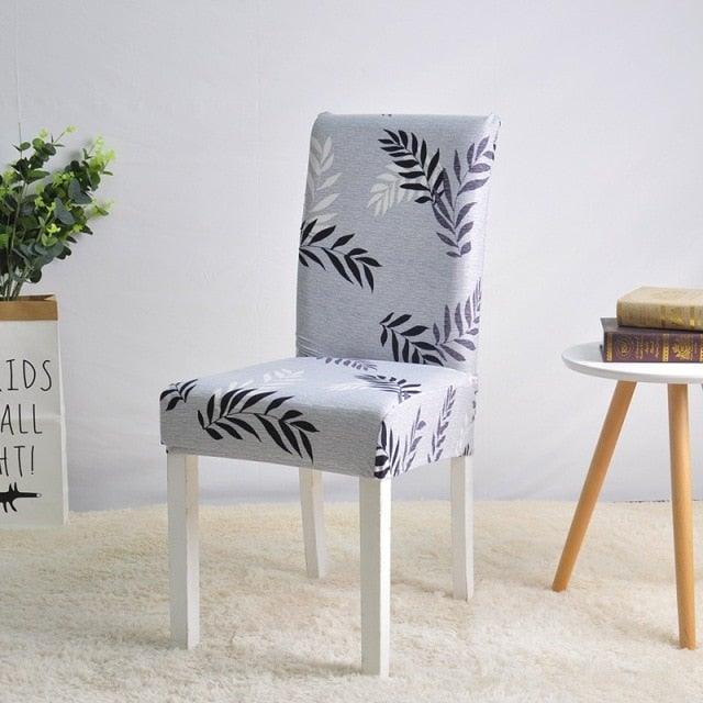 Covers for Dining Room Seat Protector Stretch Removable Printed Chair Cover Elastic Seat Chair Covers Removable And Washable Stretch Banquet Hotel Dining Room Washable Furniture Chair for Kids Pets Home Ceremony Banquet Wedding Party Stevvex