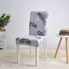 Covers for Dining Room Seat Protector Stretch Removable Printed Chair Cover Elastic Seat Chair Covers Removable And Washable Stretch Banquet Hotel Dining Room Washable Furniture Chair for Kids Pets Home Ceremony Banquet Wedding Party Stevvex