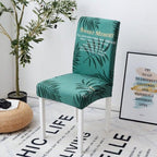 Covers for Dining Room Seat Protector Stretch Removable Printed Chair Cover Elastic Seat Chair Covers Removable And Washable Stretch Banquet Hotel Dining Room Washable Furniture Chair for Kids Pets Home Ceremony Banquet Wedding Party Stevvex