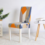 Covers for Dining Room Seat Protector Stretch Removable Printed Chair Cover Elastic Seat Chair Covers Removable And Washable Stretch Banquet Hotel Dining Room Washable Furniture Chair for Kids Pets Home Ceremony Banquet Wedding Party Stevvex