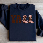Cowboy Boots Sweatshirt Peachy Sunday