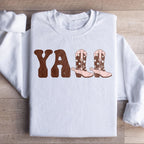 Cowboy Boots Sweatshirt Peachy Sunday