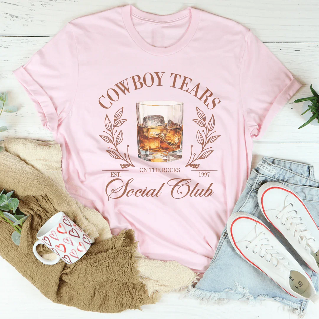 Cowboy Tears Social Club Tee Peachy Sunday