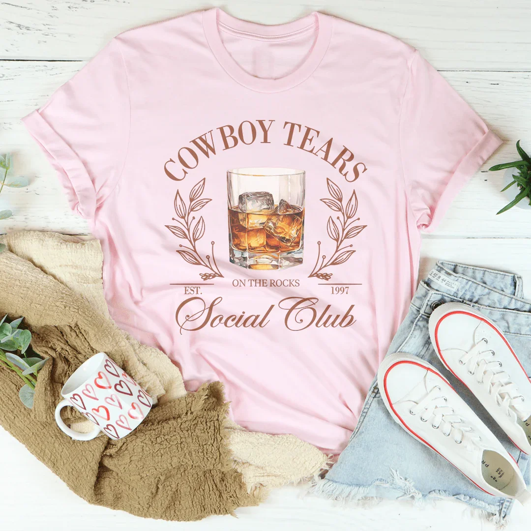 Cowboy Tears Social Club Tee Peachy Sunday
