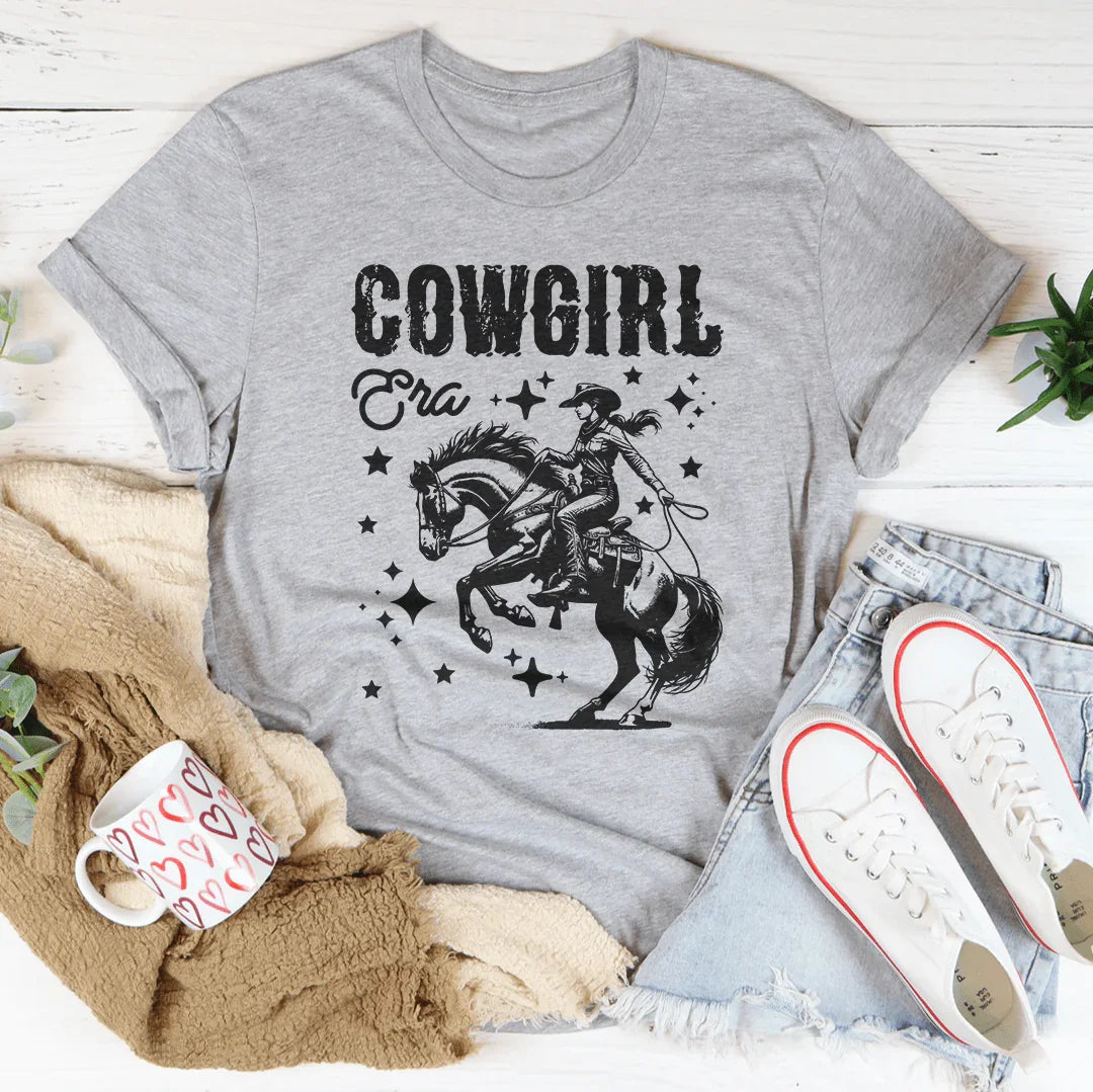 Cowgirl Era Tee Peachy Sunday