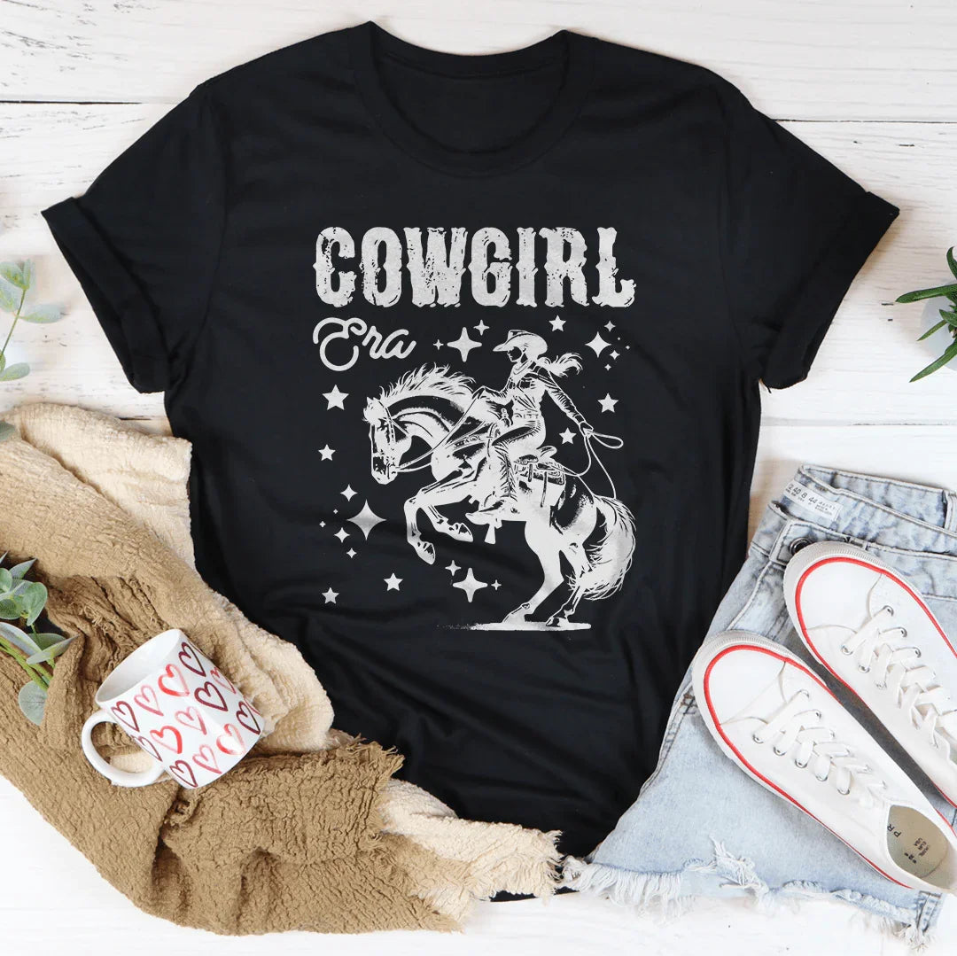 Cowgirl Era Tee Peachy Sunday
