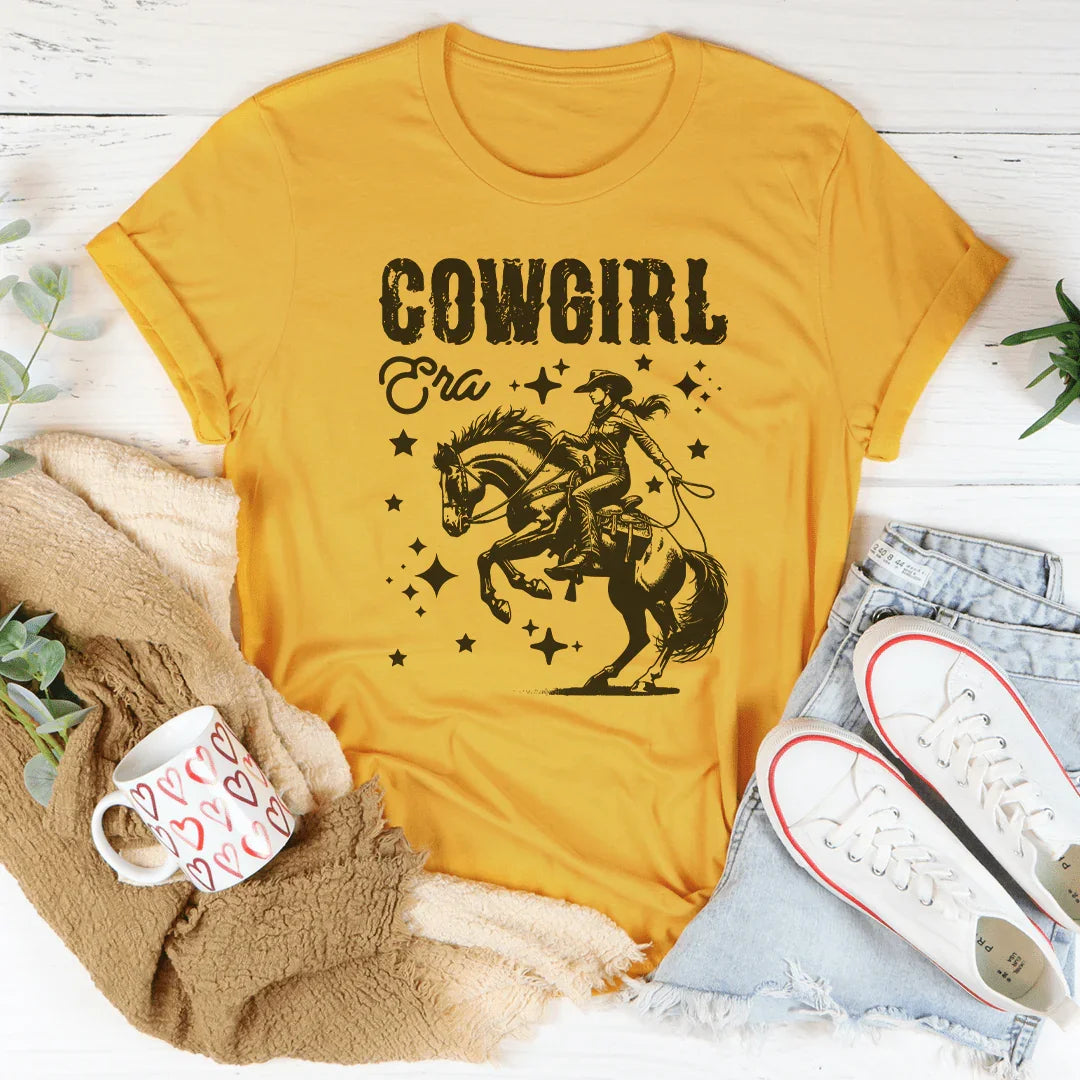 Cowgirl Era Tee Peachy Sunday