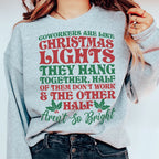 Coworkers Are Like Christmas Lights Sweatshirt Peachy Sunday