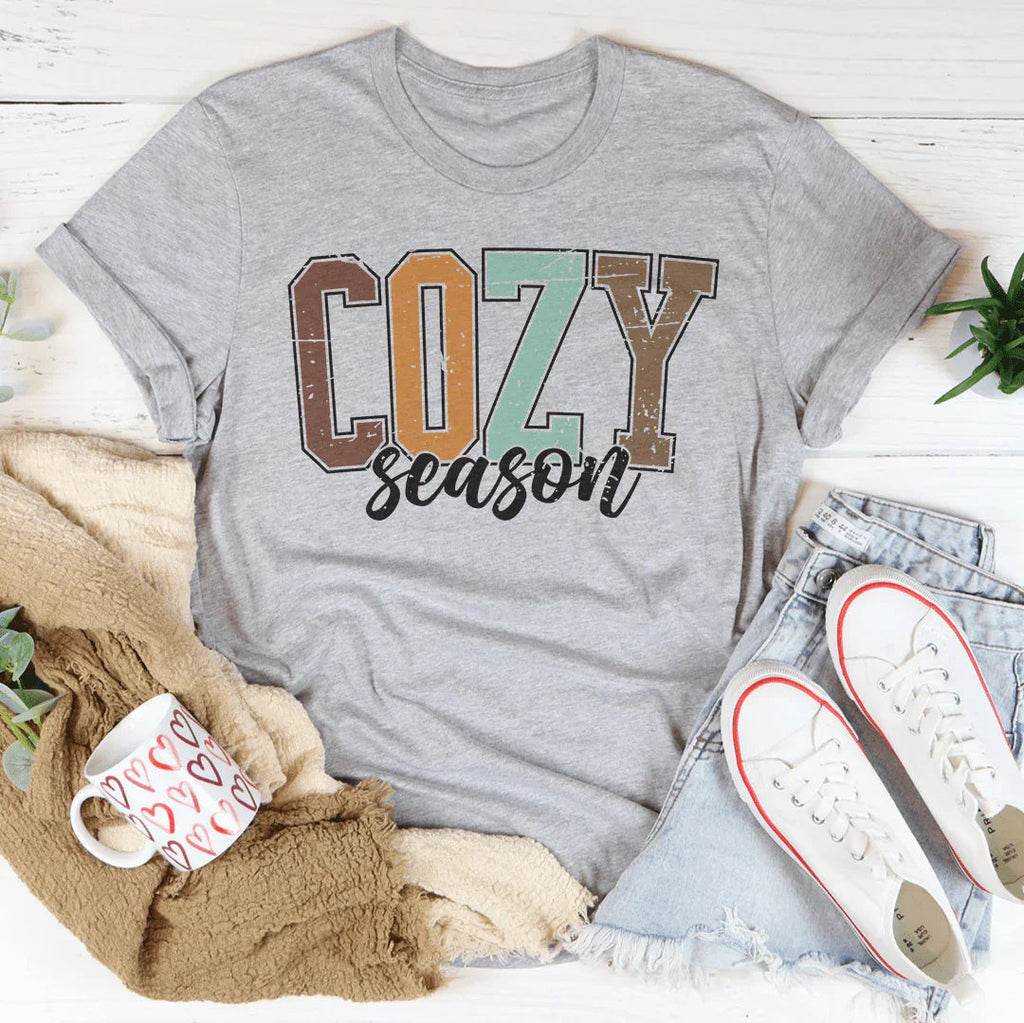 Cozy Season Tee Peachy Sunday