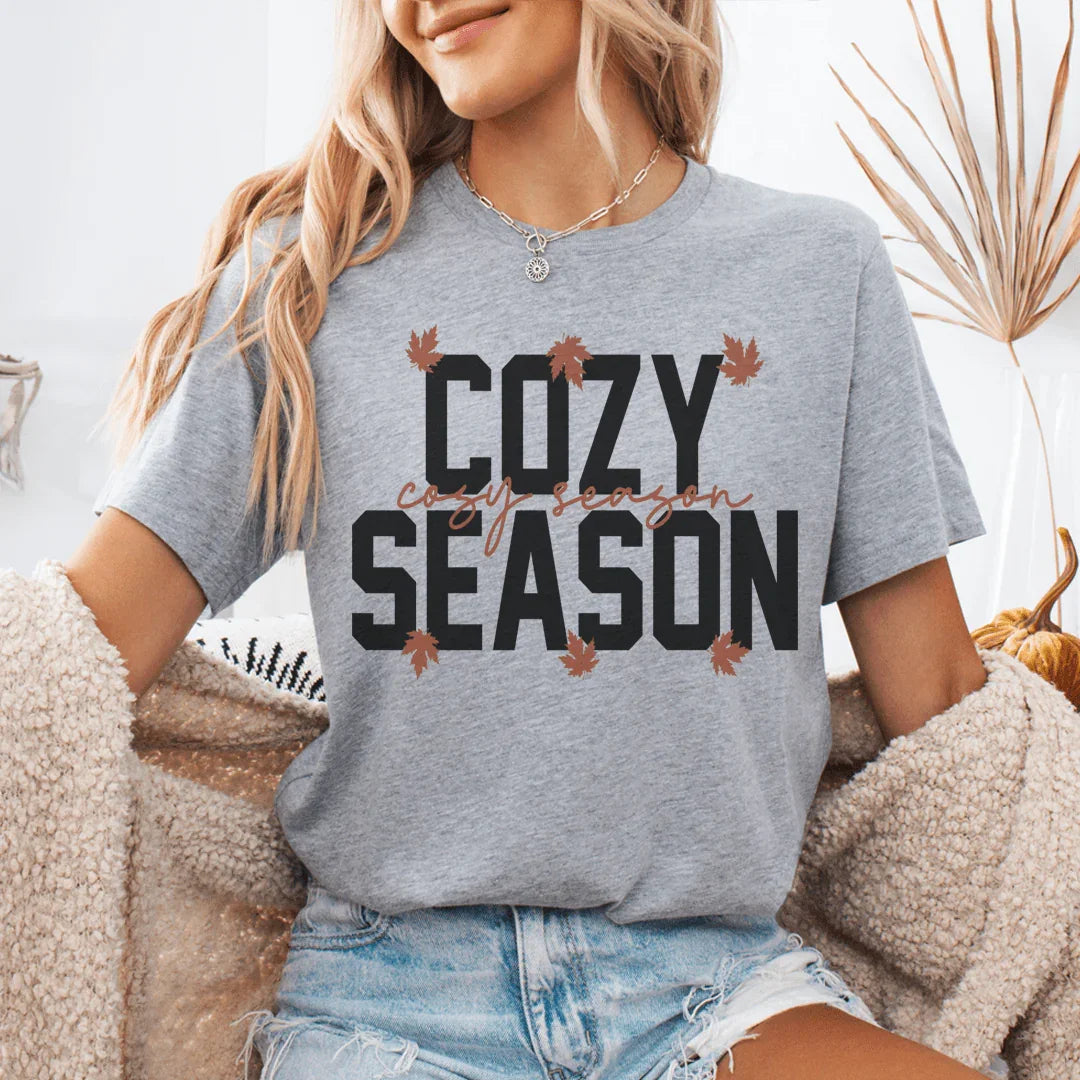 Cozy Season Tee Peachy Sunday