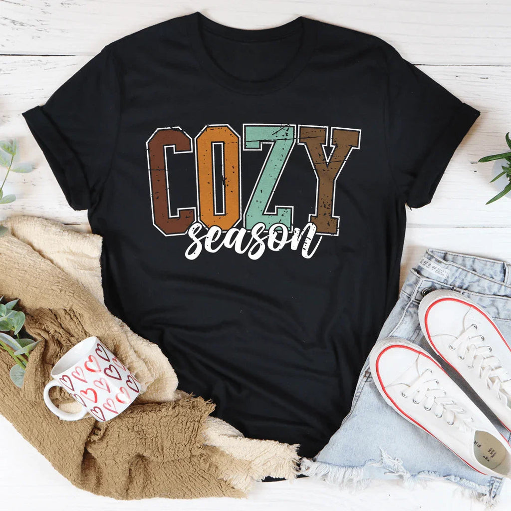 Cozy Season Tee Peachy Sunday