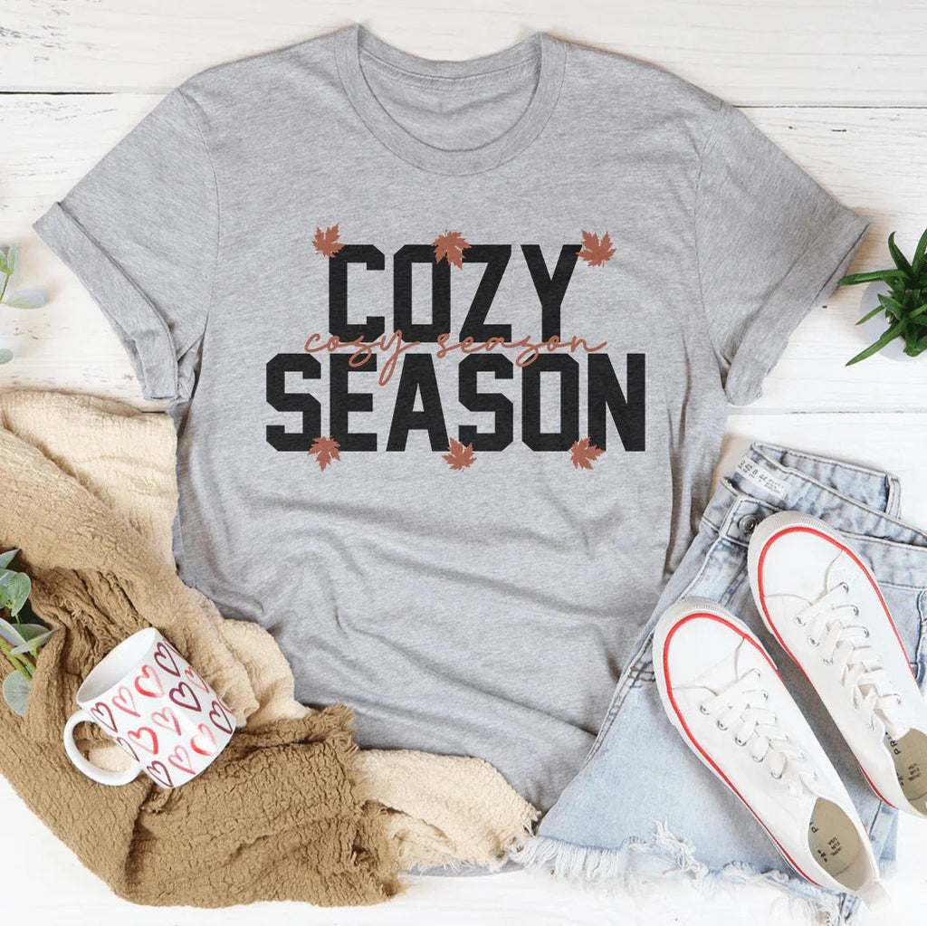 Cozy Season Tee Peachy Sunday