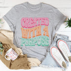 Created With A Purpose Tee Peachy Sunday
