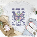 Created With A Purpose Tee Peachy Sunday