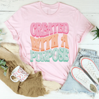 Created With A Purpose Tee Peachy Sunday