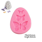 Creative Butterfly Shape Silicone Mold Fondant Candle Mould Resin Molds Homemade Cake Decorate Kitchen Accessories Food Grade Silicone Fondant Mold Reusable Ice Candy Mold Stevvex