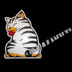 Creative Cat Moving Tail Paws Car Stickers Windshield Rear 3D Window Wiper Cartoon Car Decal Stickers Funny Car Decals and Stickers Cartoon Funny Cat Moving Tail Stickers Windshield Wiper Decals Exterior Accessories for Cars Windshield Wiper Decals