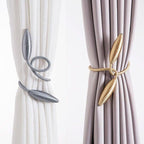 Creative Curtain Buckle Rope European Style Wild Curtain Tie Rings Window Straps For Living Room Home Decoration Accessories Curtain Tiebacks Clips Creative Window Drape Twist Tie Backs European Style Custom Made Curtain Holders Decorative Stevvex
