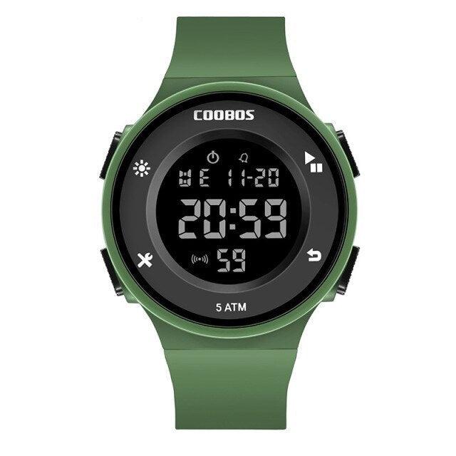 Creative Design Boys Watches Waterproof Unique Removable Strap Watch For Mens Led Digital Wrist Watches Sports Large Face Waterproof Wrist Watches For Men With Stopwatch Alarm Stevvex