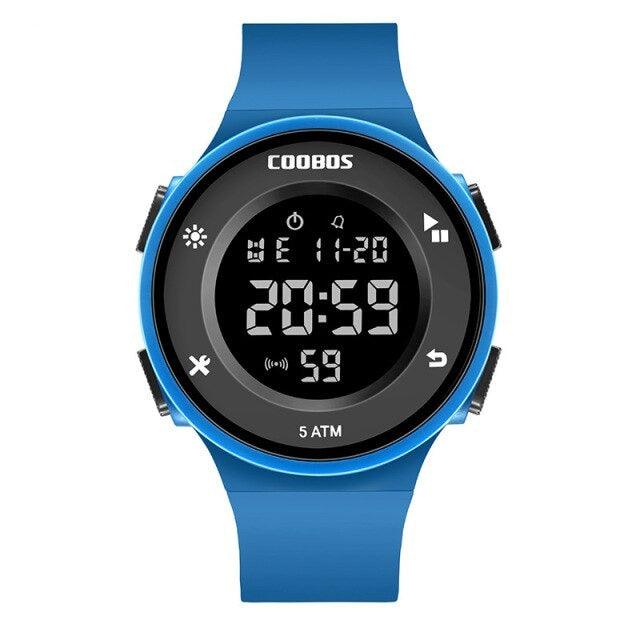 Creative Design Boys Watches Waterproof Unique Removable Strap Watch For Mens Led Digital Wrist Watches Sports Large Face Waterproof Wrist Watches For Men With Stopwatch Alarm Stevvex