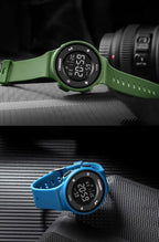 Creative Design Boys Watches Waterproof Unique Removable Strap Watch For Mens Led Digital Wrist Watches Sports Large Face Waterproof Wrist Watches For Men With Stopwatch Alarm Stevvex