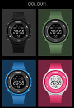 Creative Design Boys Watches Waterproof Unique Removable Strap Watch For Mens Led Digital Wrist Watches Sports Large Face Waterproof Wrist Watches For Men With Stopwatch Alarm Stevvex
