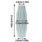 Creative Flower Vase White Imitation Ceramic Flower Pot Home Decor Plastic Vase Centerpieces and Events Ornamnet Decoration For Wedding Home Office Party Hotel Yard  Restaurant Patio Festive Furnishing Stevvex