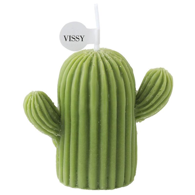 Creative Handmade Cactus Candle Pack Cactus Candles Handmade Delicate Succulent Cactus Candles Flameless Tea Lights Candle Aromatherapy For Decor Birth Photo Props Aromatherapy Candle Ornaments Soy Wax Aromatherapy Small Candles Scented Relaxing Candles Stevvex