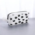 Creative Leather Black Large Capacity  Pencil Pouch For Students Unique Colors Stationery Office Pencil Cases Stevvex