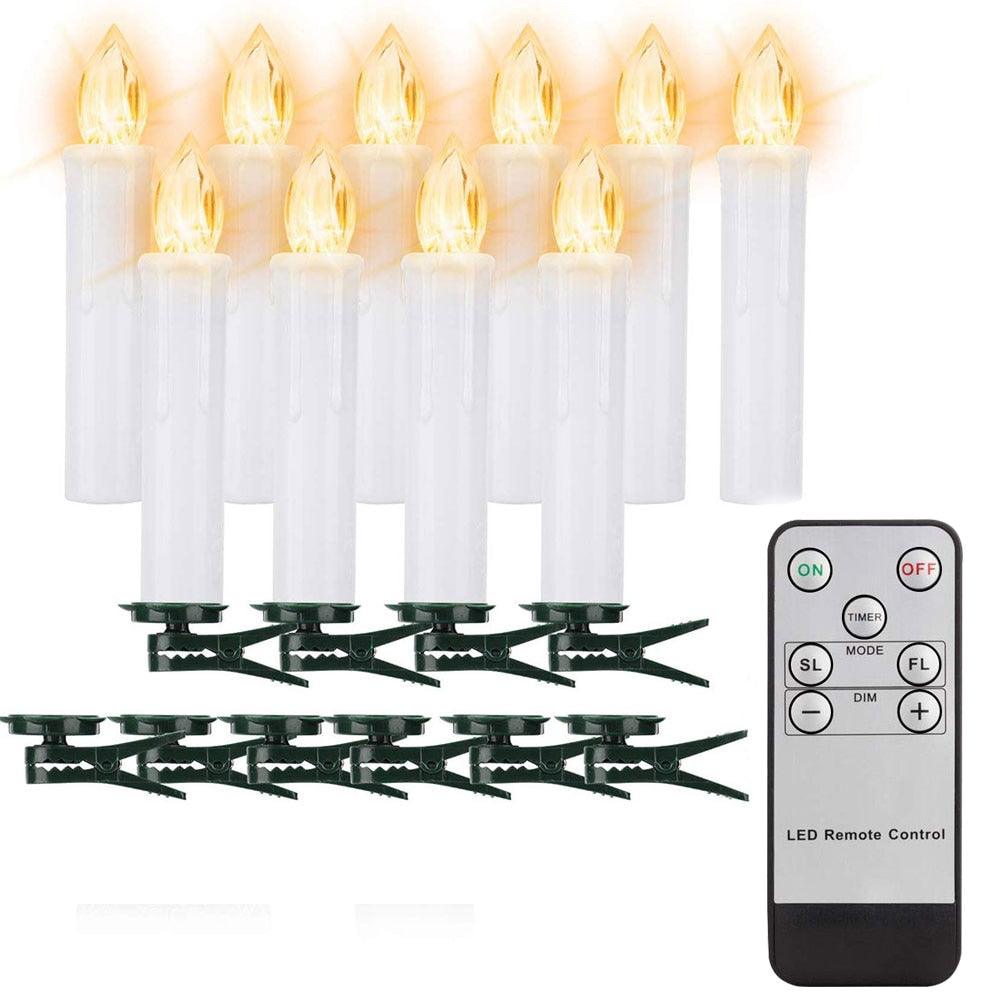 Creative LED Candle Lamp Simulation Flame Tea Light Home Birthday Christmas Candle Battery Operated Flameless LED Candles Lights Ideal For Thanksgiving Table Christmas Home Dec Party Wedding Candles Safety Home Decoration Stevvex