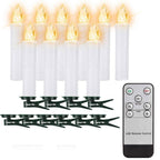 Creative LED Candle Lamp Simulation Flame Tea Light Home Birthday Christmas Candle Battery Operated Flameless LED Candles Lights Ideal For Thanksgiving Table Christmas Home Dec Party Wedding Candles Safety Home Decoration Stevvex