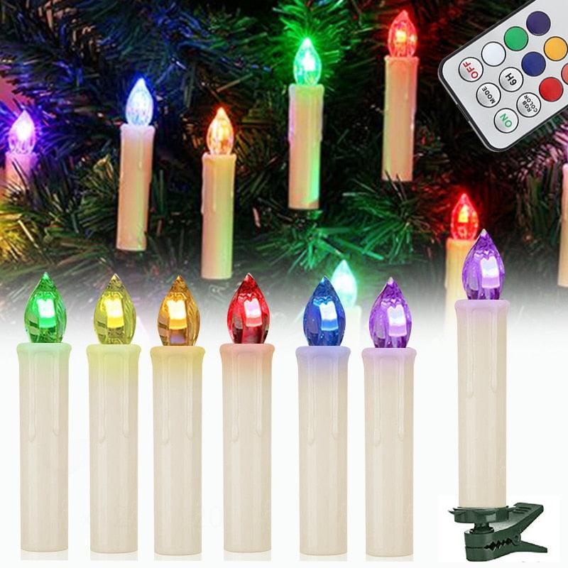Creative LED Candle Lamp Simulation Flame Tea Light Home Birthday Christmas Candle Battery Operated Flameless LED Candles Lights Ideal For Thanksgiving Table Christmas Home Dec Party Wedding Candles Safety Home Decoration Stevvex