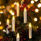 Creative LED Candle Lamp Simulation Flame Tea Light Home Birthday Christmas Candle Battery Operated Flameless LED Candles Lights Ideal For Thanksgiving Table Christmas Home Dec Party Wedding Candles Safety Home Decoration Stevvex