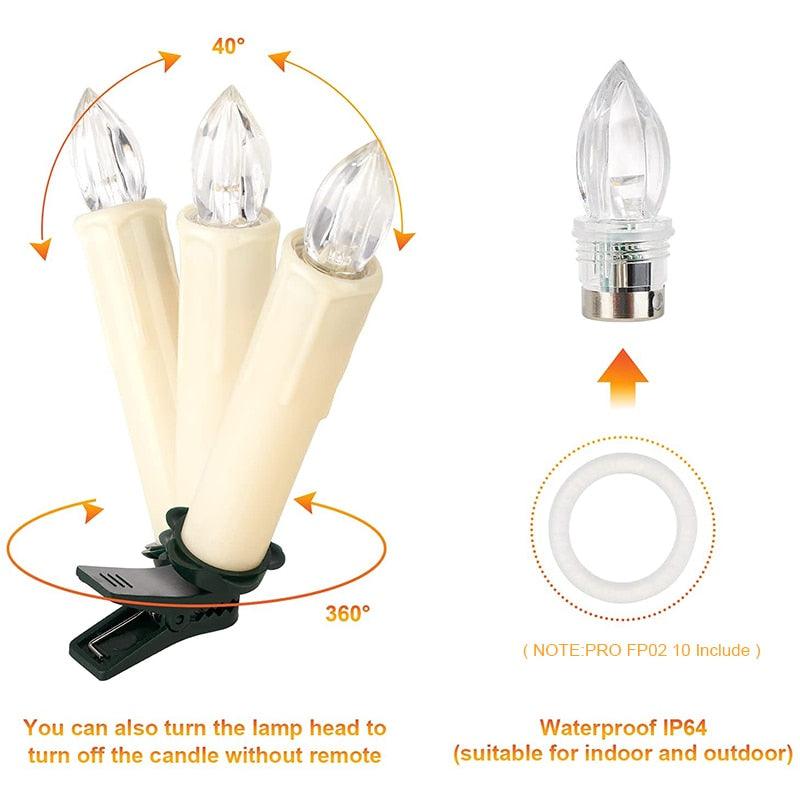 Creative LED Candle Lamp Simulation Flame Tea Light Home Birthday Christmas Candle Battery Operated Flameless LED Candles Lights Ideal For Thanksgiving Table Christmas Home Dec Party Wedding Candles Safety Home Decoration Stevvex