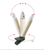 Creative LED Candle Lamp Simulation Flame Tea Light Home Birthday Christmas Candle Battery Operated Flameless LED Candles Lights Ideal For Thanksgiving Table Christmas Home Dec Party Wedding Candles Safety Home Decoration Stevvex