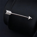 Creative Metal Necktie Bar Formal Shirt Classic Men Tie Clips Elegant Fashion Formal Professional Simple Tie Bar Clips Beautiful Designs Wedding Ceremony Gold Tie Pin Unisex Party Gifts Fashion Tie Clips