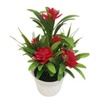 Creative Mini Artificial Fake Flower Potted Bonsai for Christmas New Year Wedding Party Garden Resturant Table Home Decor Mini Potted Plastic Succulents for Home Office Room Decor Stevvex