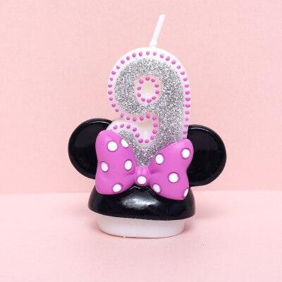 Creative Scented Birthday Weddings Art Candles Digits Cartoon Flameless Candle Cake for Children Gifts Happy Birthday Decoration Children Cute Birthday Cake Candle Party Cake Decoration Stevvex