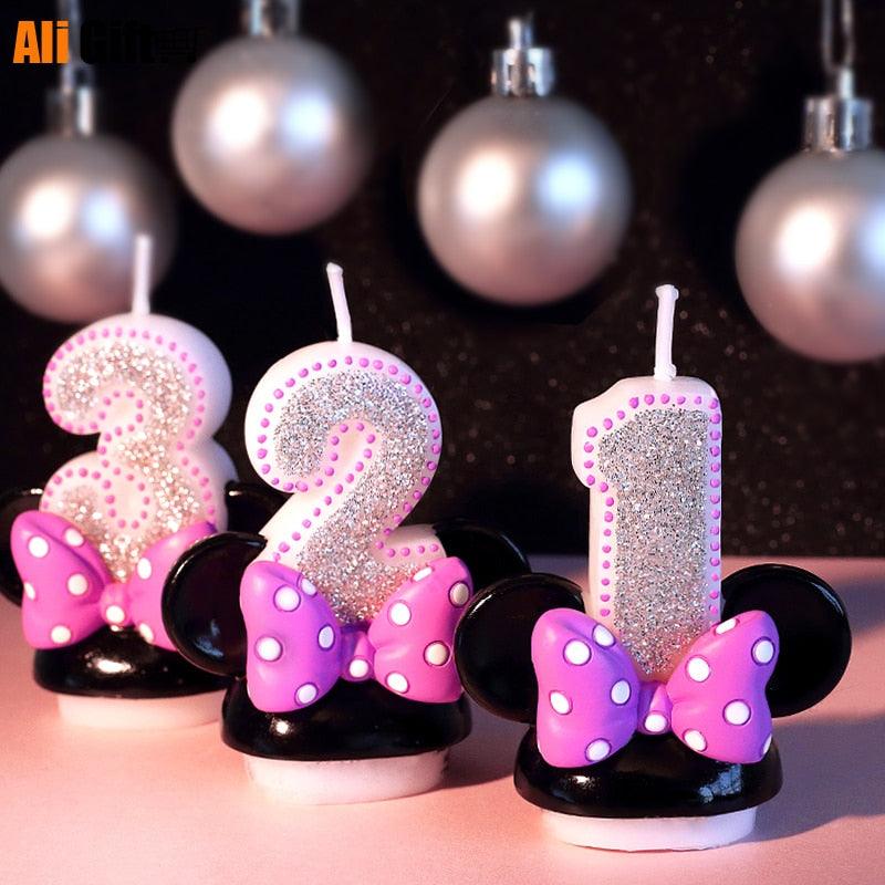 Creative Scented Birthday Weddings Art Candles Digits Cartoon Flameless Candle Cake for Children Gifts Happy Birthday Decoration Children Cute Birthday Cake Candle Party Cake Decoration Stevvex