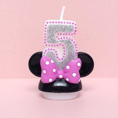 Creative Scented Birthday Weddings Art Candles Digits Cartoon Flameless Candle Cake for Children Gifts Happy Birthday Decoration Children Cute Birthday Cake Candle Party Cake Decoration Stevvex