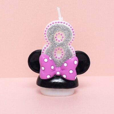 Creative Scented Birthday Weddings Art Candles Digits Cartoon Flameless Candle Cake for Children Gifts Happy Birthday Decoration Children Cute Birthday Cake Candle Party Cake Decoration Stevvex