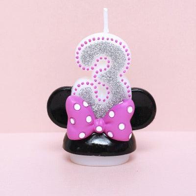 Creative Scented Birthday Weddings Art Candles Digits Cartoon Flameless Candle Cake for Children Gifts Happy Birthday Decoration Children Cute Birthday Cake Candle Party Cake Decoration Stevvex