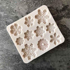 Creatures Conch Shell Fondant Cake Candy Cake Decoration Tools Forms Silicone Baking Cake Molds Shape Cake Mold 3D Snowflake Fondant Mold Christmas Snowflake Silicone Cake Candy Mold for Cake Cupcake Polymer Clay Crafting Project