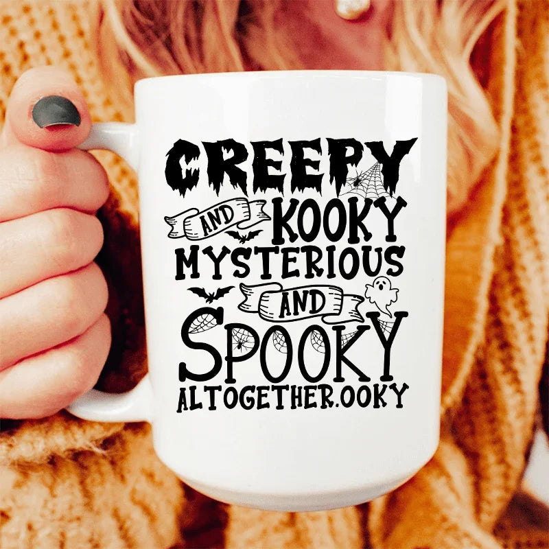 Creepy And Kooky Ceramic Mug 15 oz Peachy Sunday