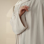 Crepe Pocket Open Abaya 3-Piece Set (MA002) - SJB-DIAMOND ELITES