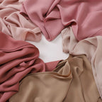 Crinkle-Resistant Long Hijab Silk-Like Hijab (MH154)