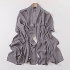 Crinkle-Resistant Long Hijab Silk-Like Hijab (MH154)
