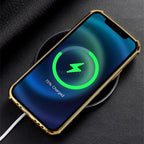 Crocodile Leather Case For iPhone 13 12 Mini Shockproof Magnetic Ring Holder Phone Cover Ultra-thin Soft Crocodile Leather Shockproof Bumper With Ring Bracket Protective Cover for iPhone Stevvex