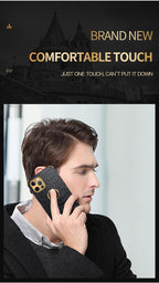 Crocodile Leather Case For iPhone 13 12 Mini Shockproof Magnetic Ring Holder Phone Cover Ultra-thin Soft Crocodile Leather Shockproof Bumper With Ring Bracket Protective Cover for iPhone Stevvex